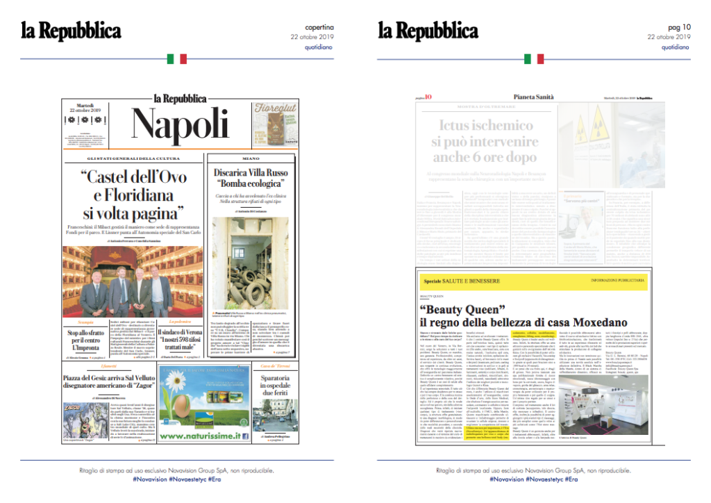 Si parla di ERA su Repubblica