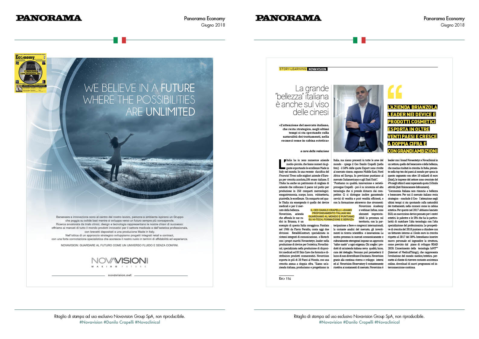 ECONOMY: STORY-LEARNING NOVAVISION GROUP S.p.A.