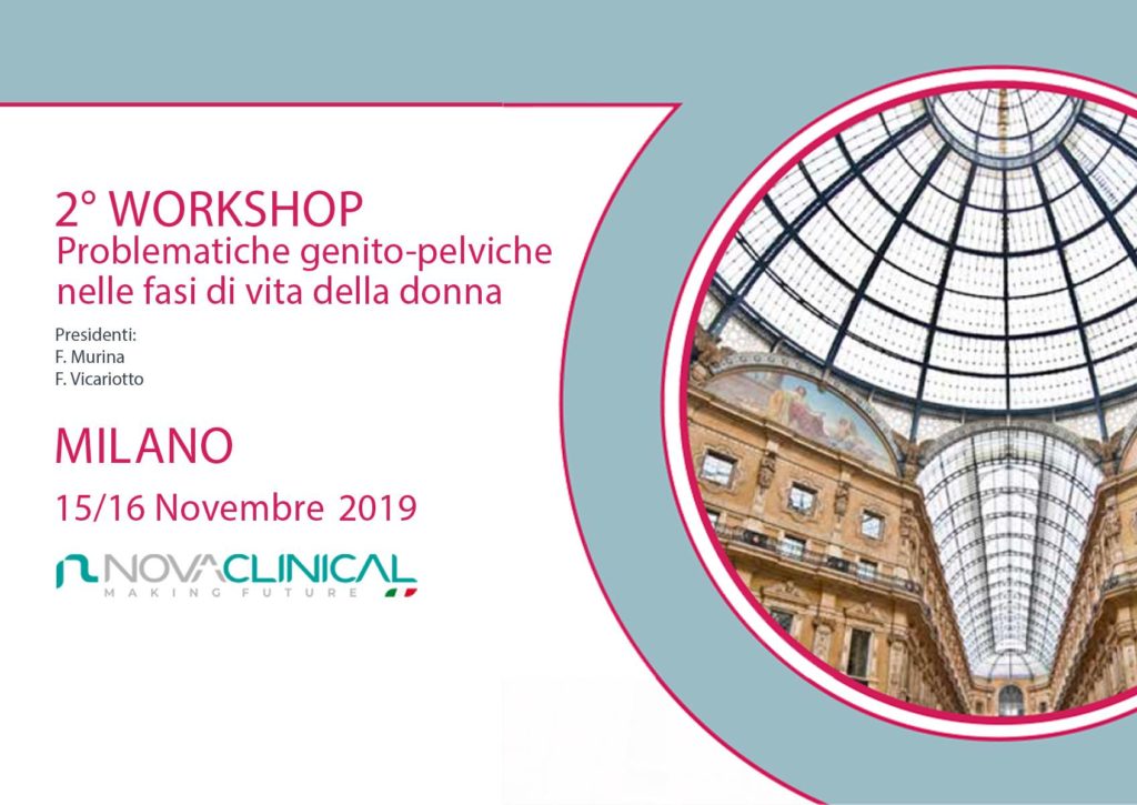 2^ Workshop
Pelvic genital problems in women's life phases.