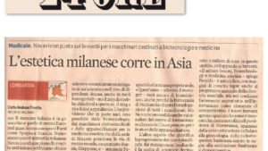 “L’estetica milanese corre in Asia.”